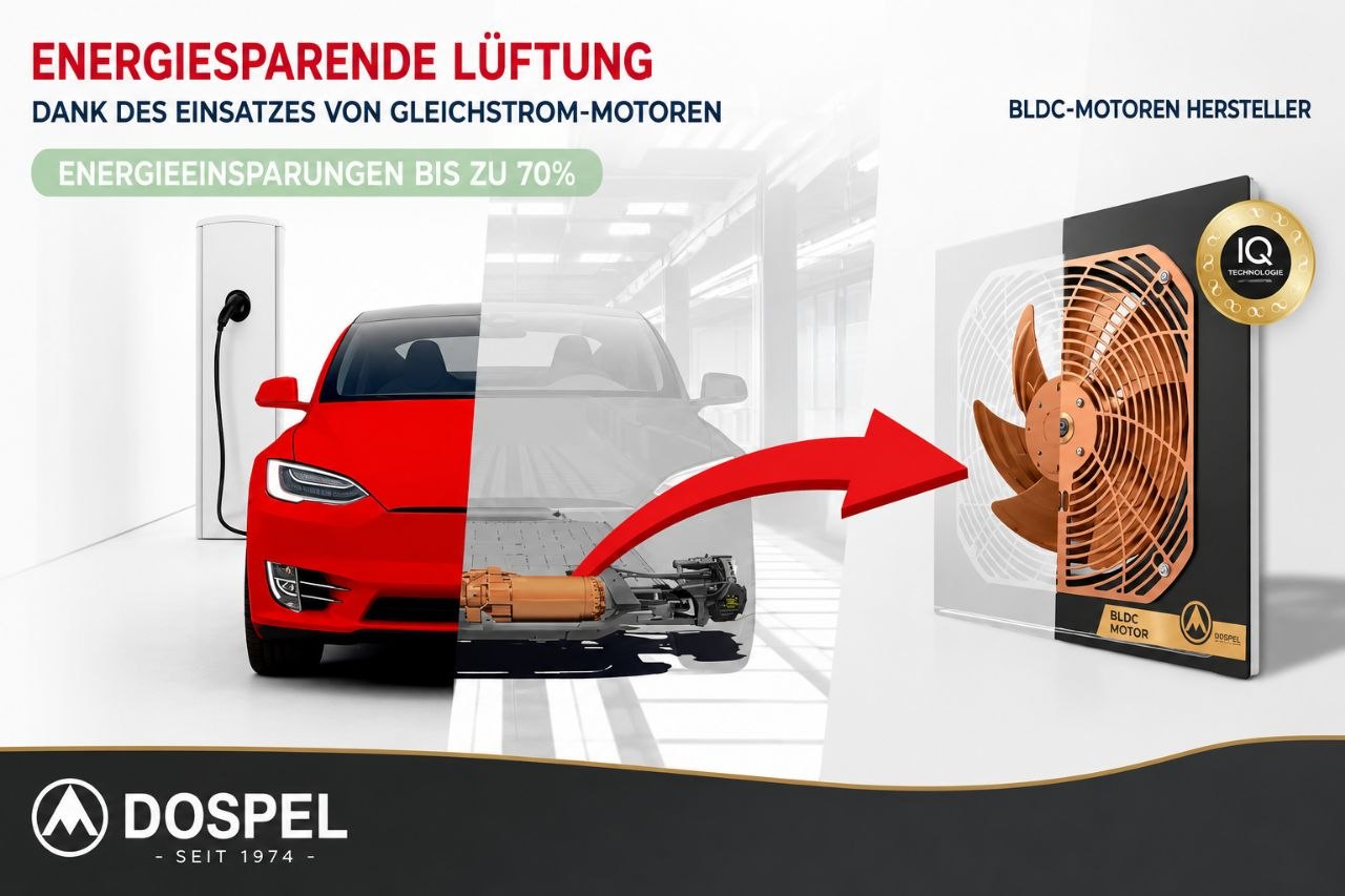Energiesparende Lüftung mit BLDC-Motoren